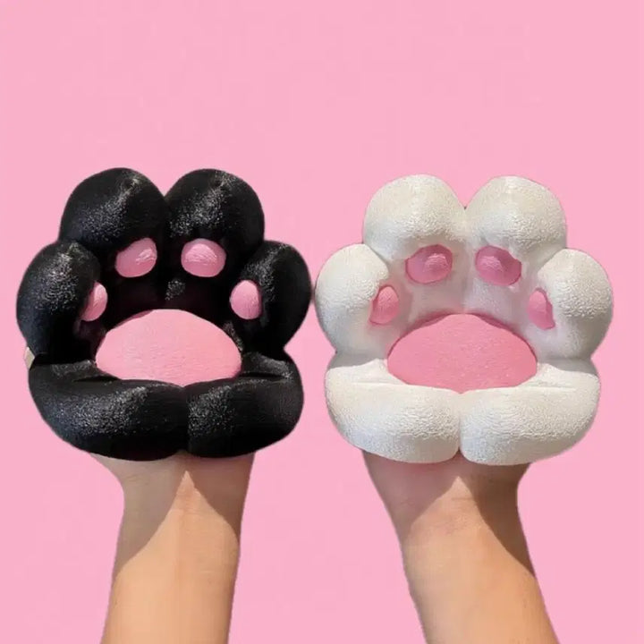 [BUNJANG] Cute Cat Paw Phone Stand (3 Colors) / 귀여운 고양이 발바닥 폰거치대 크림퍼프 핸드폰 스탠드(3컬러)