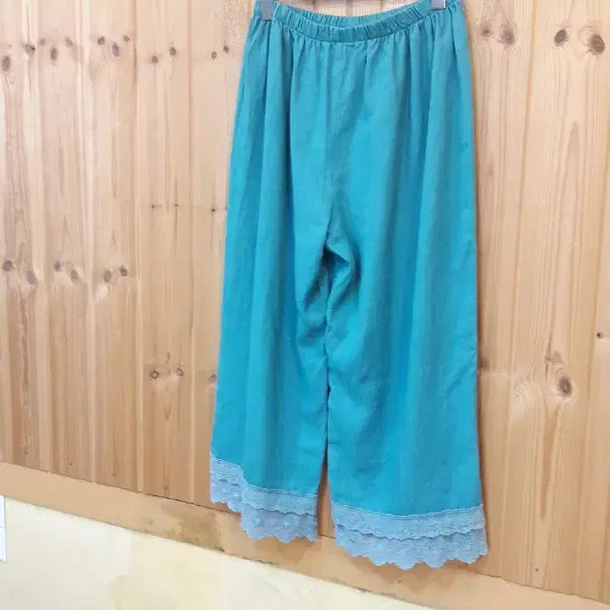 [BUNJANG] LAFiF Lace Wide-Fit Linen Pants / *LAFiF  와이드 핏 레이스 마 바지*