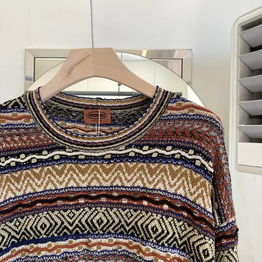 [BUNJANG] Missoni Summer Knit T-Shirt Size L / 미쏘니 여름 니트티 L Missoni Summer Knit