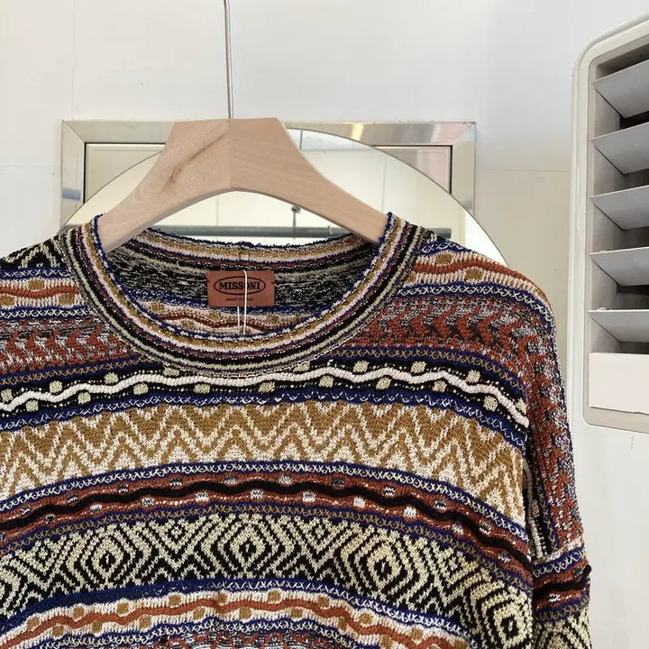 [BUNJANG] Missoni Summer Knit T-Shirt Size L / 미쏘니 여름 니트티 L Missoni Summer Knit