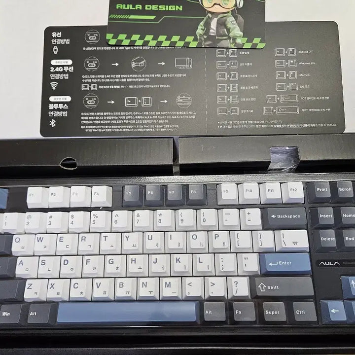 [BUNJANG] Leopold FC750RBT PD Silent Peach Switch V2 Mechanical Keyboard / 독거미 f87 pro 저소음 피치축 v2 풀박스