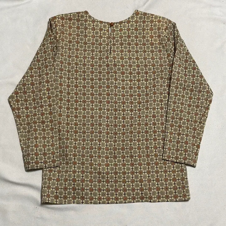 [BUNJANG] Yves Saint Laurent French Pattern Blouse / 40 입생로랑 프랑스 패턴 블라우스