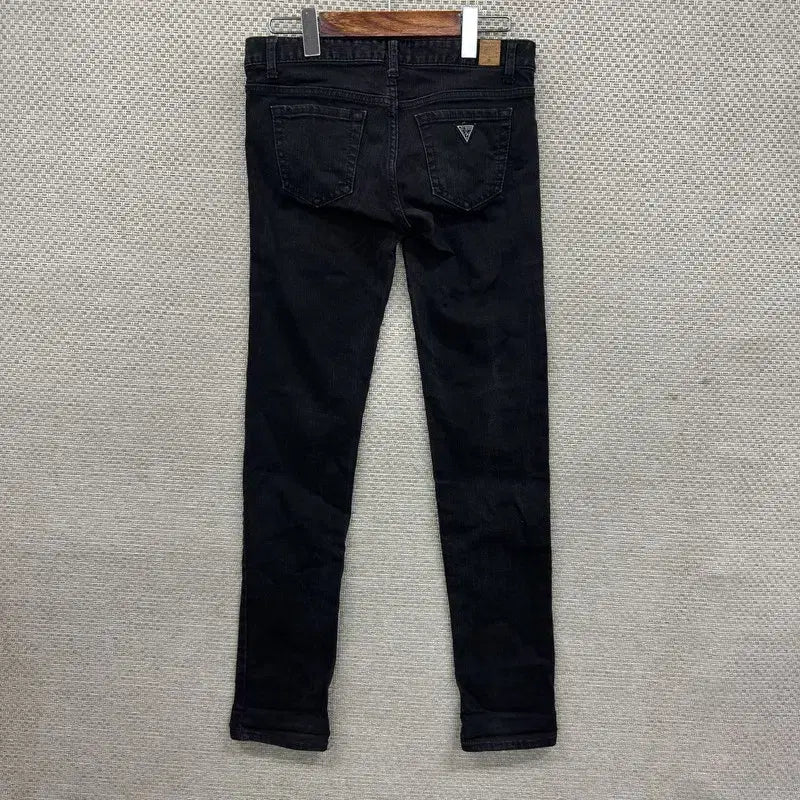 [BUNJANG] Guess Spandex Denim Black Jeans 26 Inch / 게스 스판 데님 흑청바지 26인치 D00571