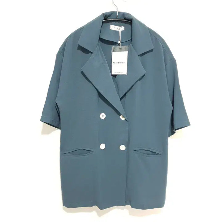 [BUNJANG] Two-Button Short-Sleeve Summer Jacket XL / 투버튼 반소매 여름 자켓 XL_S0089