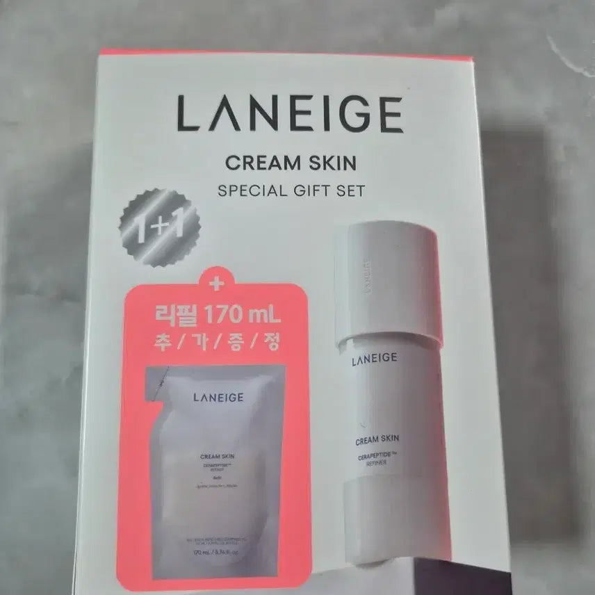 [BUNJANG] Laneige Cream Skin Set 170ml + Refill 170ml / 라네즈 크림스킨170ml + 리필170ml