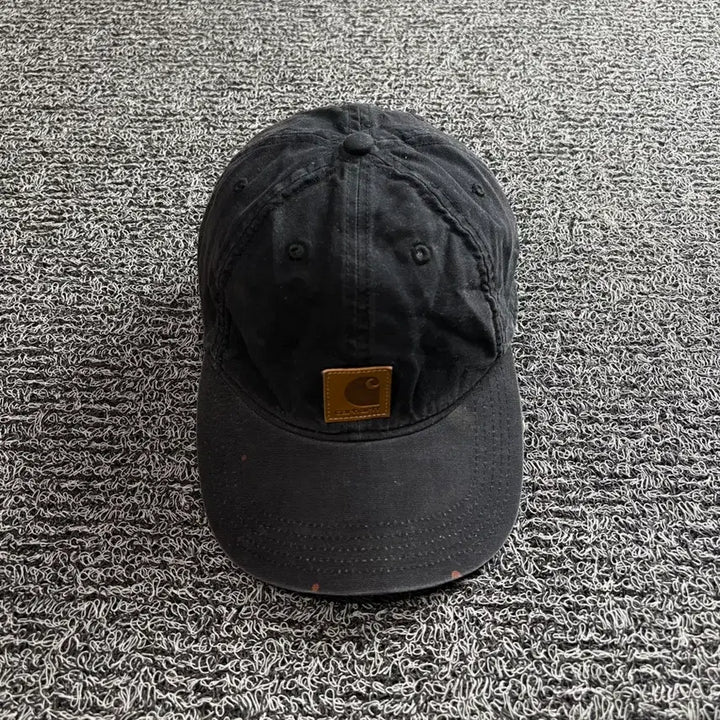 [BUNJANG] Carhartt Leather Patch Canvas Ball Cap 5069 / 칼하트 가죽패치 캔버스 볼캡 5069