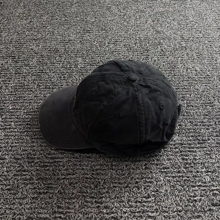 [BUNJANG] Carhartt Leather Patch Canvas Ball Cap 5069 / 칼하트 가죽패치 캔버스 볼캡 5069