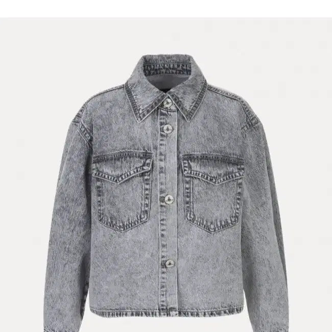 [BUNJANG] Bibi Flap Pocket Denim Shirt / 비비 플랩 포켓 데님 셔츠
