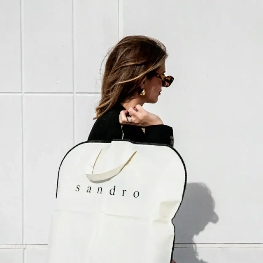 [BUNJANG] Sandro Garment Bag Clothing Cover for Dresses, Coats, Jackets / sandro 산드로 가먼트백 옷커버 의류커버 의류케이스 원피스 코트 자켓