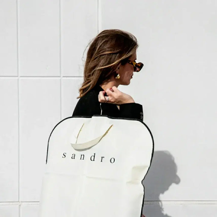 [BUNJANG] Sandro Garment Bag Clothing Cover for Dresses, Coats, Jackets / sandro 산드로 가먼트백 옷커버 의류커버 의류케이스 원피스 코트 자켓