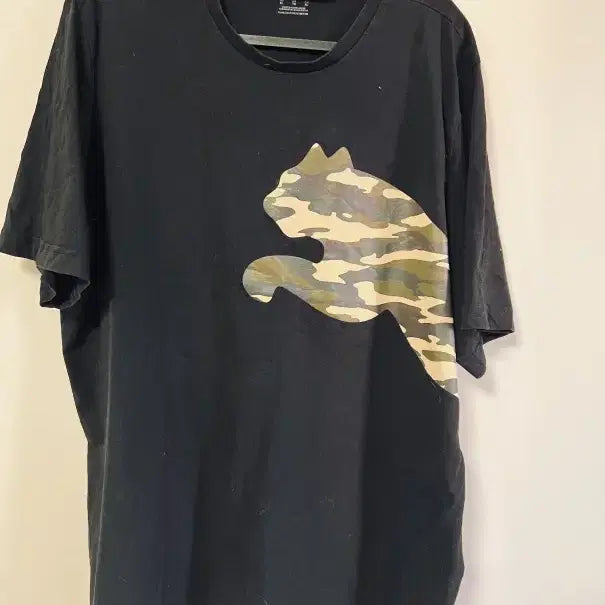 [BUNJANG] Puma Camo Cat Logo T-Shirt XL / 퓨마 푸마 PUMA camo cat logo 반팔티