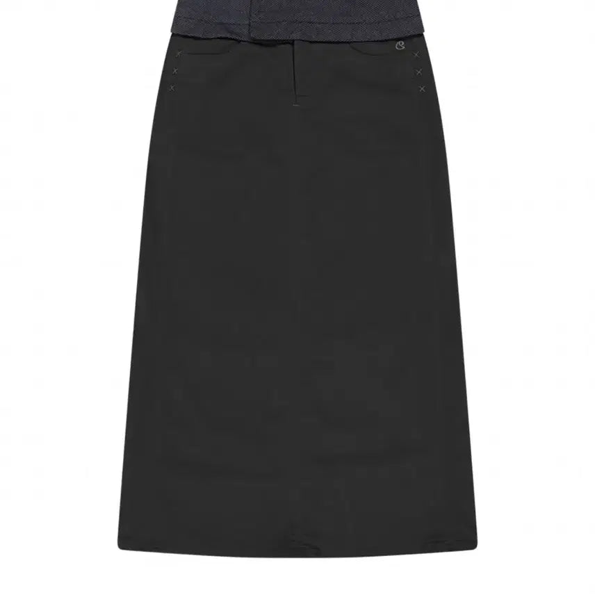 [BUNJANG] Koiseio Panel Skirt Charcoal / 코이세이오 패널 스커트 차콜
