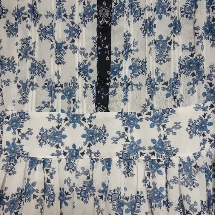[SOLD OUT] 하늘색 꽃무늬 원피스
