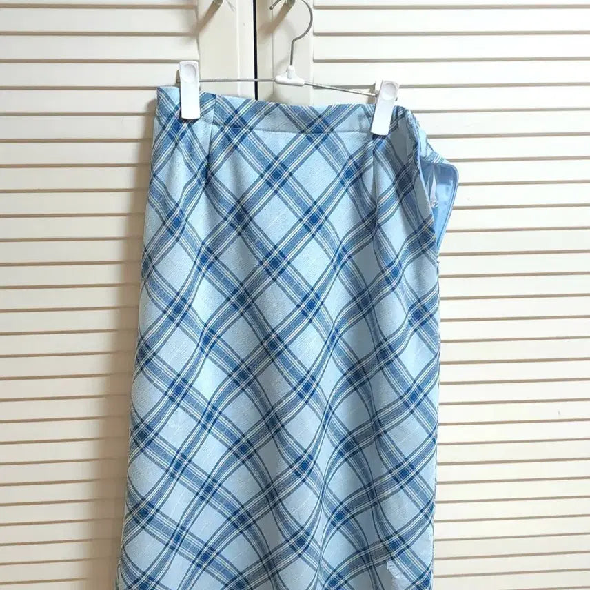 [BUNJANG] Vintage Check Midi Skirt / 빈티지 체크 치마