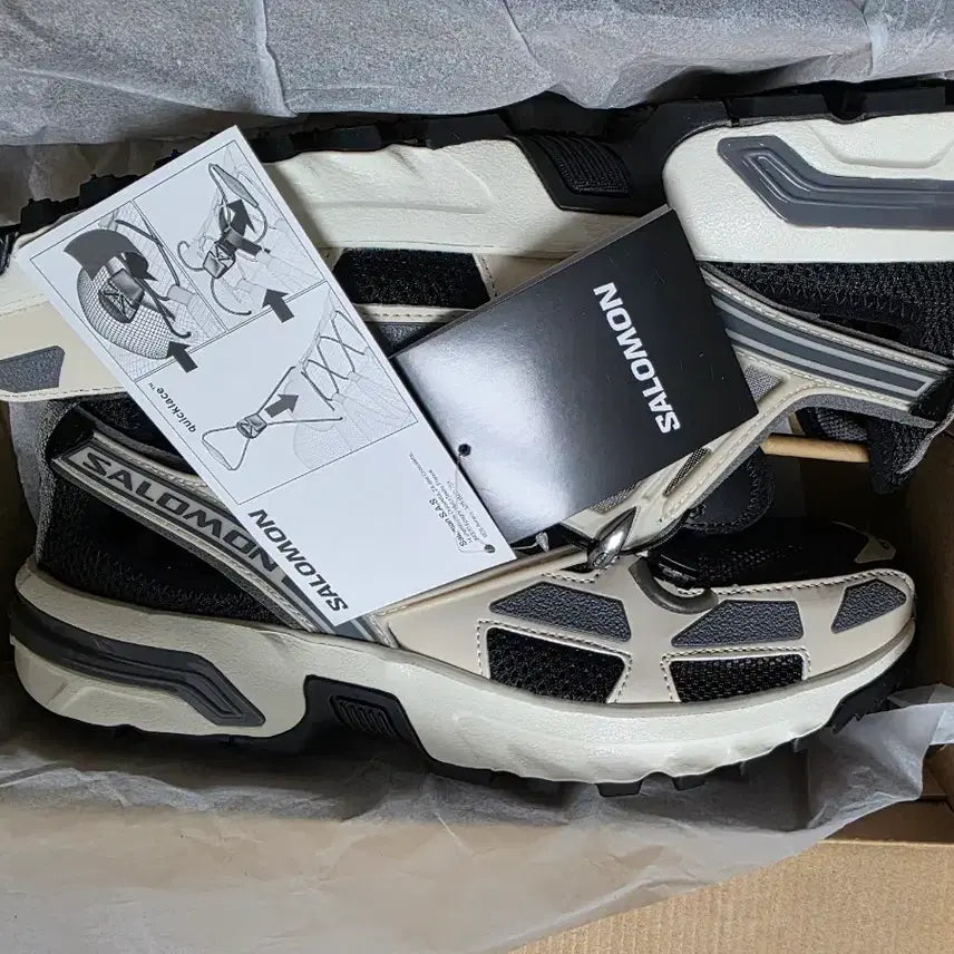 [BUNJANG] Salomon ACS Pro Shell Rainey Day Black Hiking Shoes / 살로몬 ACS 프로 쉘 레이니 데이 블랙