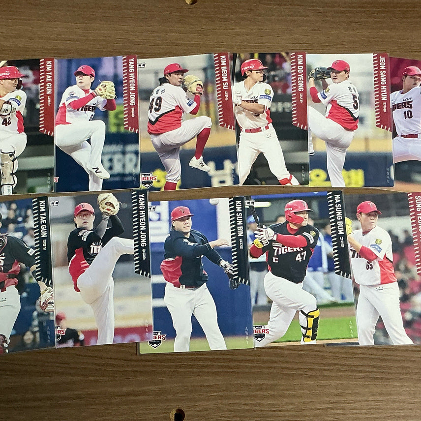 [BUNJANG] Kia Tigers 2026 KBO Card Bundle Set (11 Cards) / 2026 KBO 카드 기아 타이거즈 노말 11장 일괄