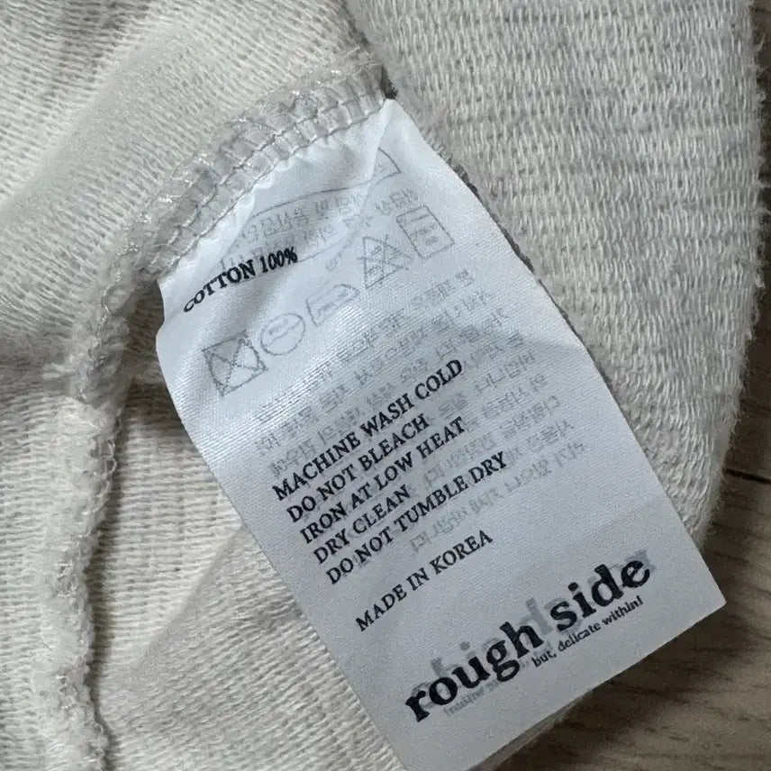 [BUNJANG] Roughside Half-Sleeve Sweatshirt / 러프사이드 반팔 맨투맨