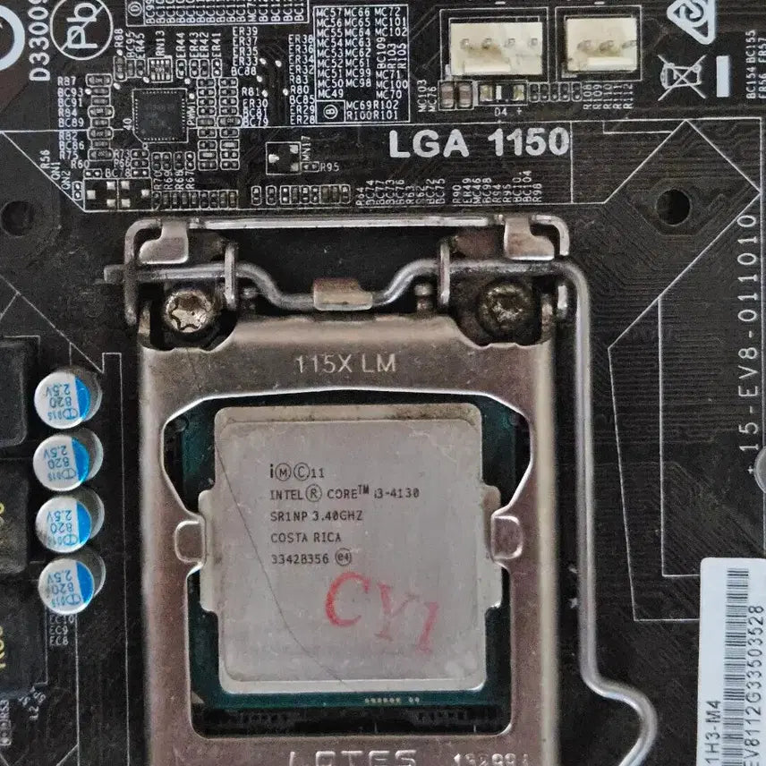 [BUNJANG] H81 Motherboard with Intel i3-4130 CPU and 8GB DDR3 RAM / h81보드