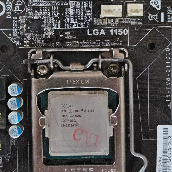 [BUNJANG] H81 Motherboard with Intel i3-4130 CPU and 8GB DDR3 RAM / h81보드