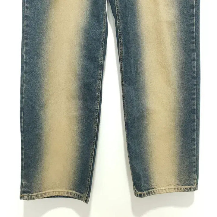 [BUNJANG] Up Set Jin Washed Denim Wide Pants / 업셋 진 와이드 워싱 데님 팬츠 30_M2967