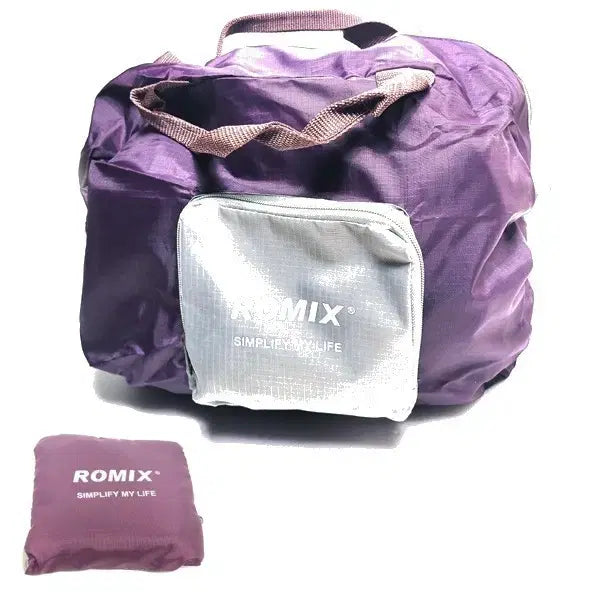 [BUNJANG] Rompix Foldable Travel Handbag Purple / 여행가방 접이식가방 손가방 무료배송  퍼플색