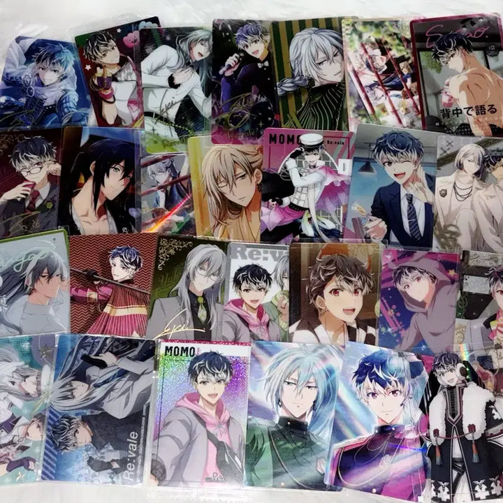[BUNJANG] IDOLiSH7 Re:vale Yukimomoo Ogami Banri Pashacolle Metal Card Wafer Card Bundle Set / 아이나나 리바레 유키 모모 오오가미 반리  파샤코레 메탈카드 웨하스 카드