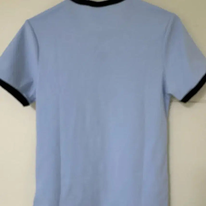 [BUNJANG] Courreges Authentic Blue &amp; Black Color Block Short Sleeve T-Shirt / 정품 꾸레쥬 반팔티 (제니 꾸레쥬 티셔츠)