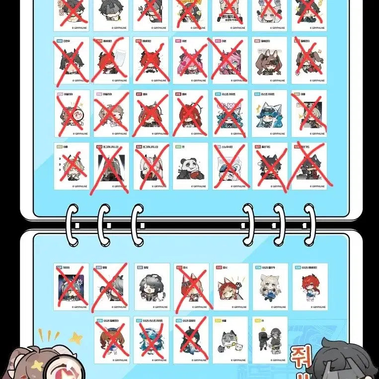 [BUNJANG] Arknights Endfield GS25 Tteobukseel Sticker Swap / 교환) 명일방주 엔드필드 gs25 띠부씰
