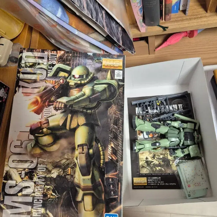 [BUNJANG] MG Gyan 2.0 &amp; Zaku 2.0 Assembly Model Kit / mg 짐 2.0 &amp; 자쿠 2.0 가조