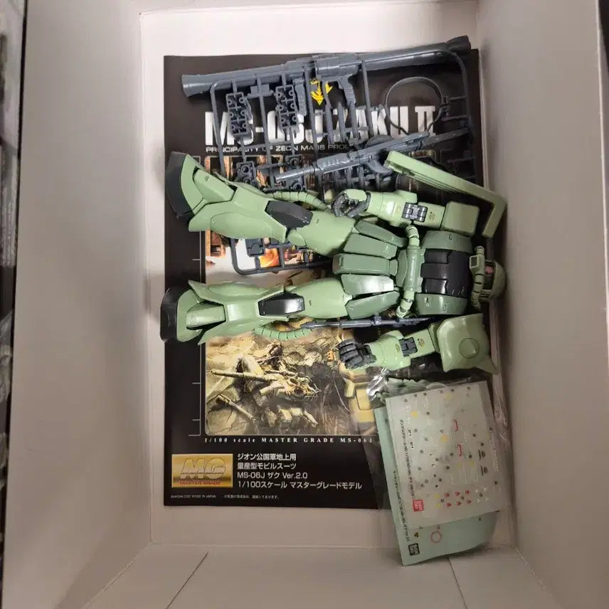 [BUNJANG] MG Gyan 2.0 &amp; Zaku 2.0 Assembly Model Kit / mg 짐 2.0 &amp; 자쿠 2.0 가조