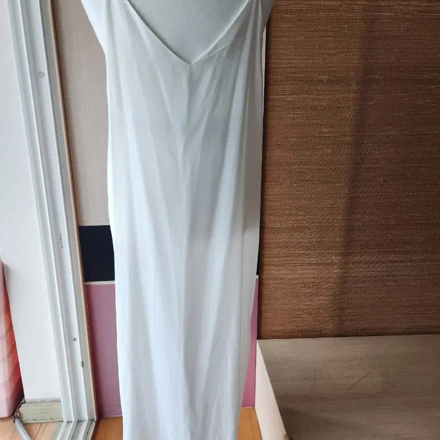 [BUNJANG] Ivory Sleeveless Maxi Dress / 나시 원피스 아이보리