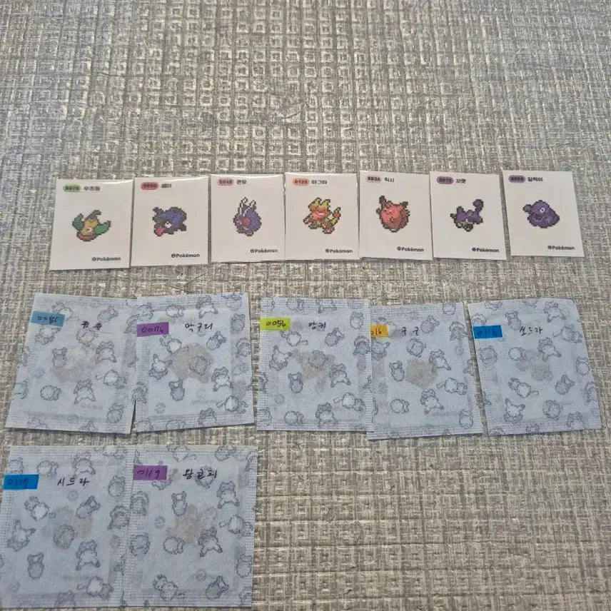 [SOLD OUT] 포켓몬띠부씰 픽셀 띠부씰 일괄 판매합니다
