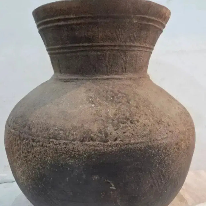 [BUNJANG] 1200 Year Old Silla Dynasty Large Long-Necked Jar / 1200년 신라토기 대형 장경호