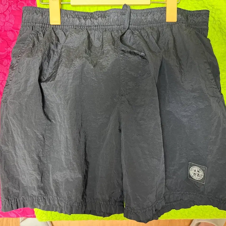 [BUNJANG] Stone Island Black Nylon Metal Shorts Size M / 스톤아일랜드 블랙 나일론 메탈 반바지 M사이즈