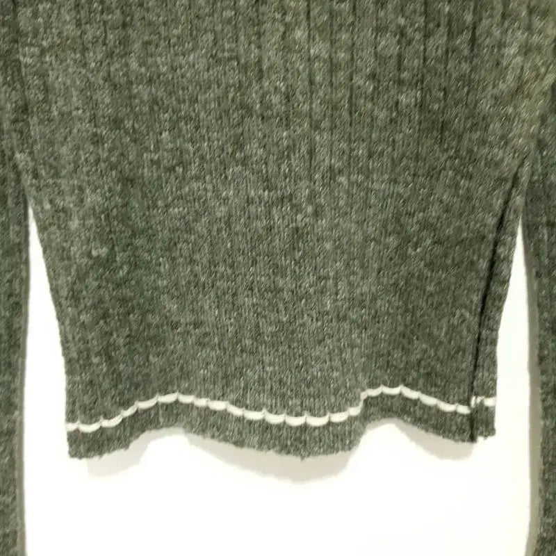 [BUNJANG] Black Up Slit Knit FW0041 / 블랙업 트임 니트 F_W0041