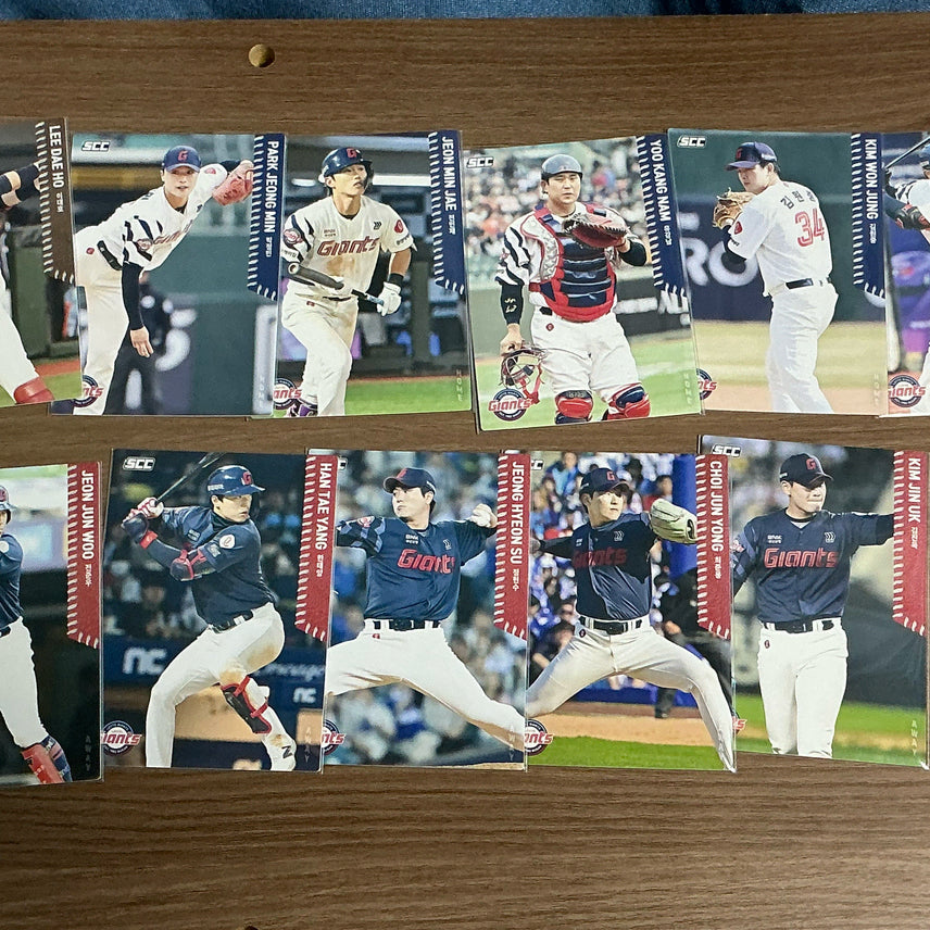 [BUNJANG] Lotte Giants 2026 KBO Baseball Cards Bundle Set / 2026 KBO 카드 롯데 자이언츠 노말 11장 일괄