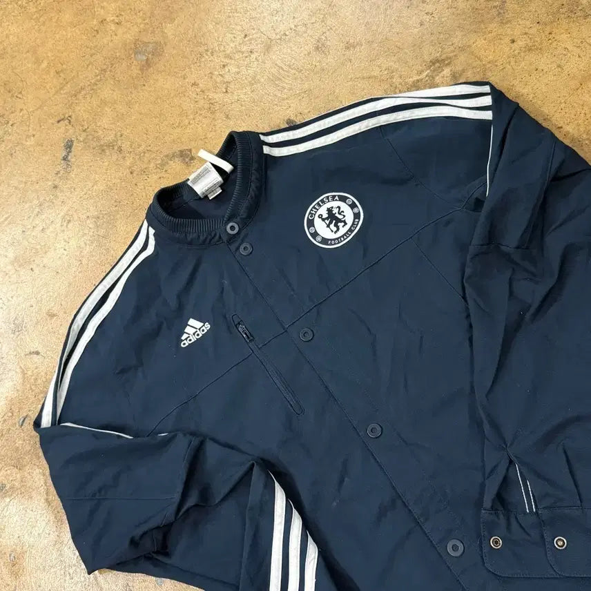 [BUNJANG] Adidas Chelsea FC Jersey Jacket Navy / [정품/100] 아디다스 첼시FC 져지 자켓 네이비