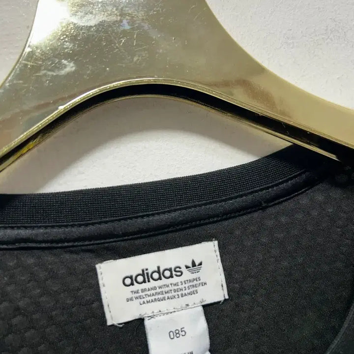[BUNJANG] Adidas 3-Stripes Logo T-Shirt Black S / 아디다스 삼선 로고 반팔 티셔츠 블랙 S