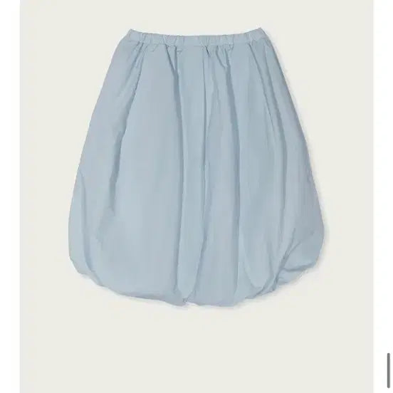 [BUNJANG] Festo Balloon Midi Skirt Light Blue / 페스토 벌룬 미디 스커트 라이트 블루