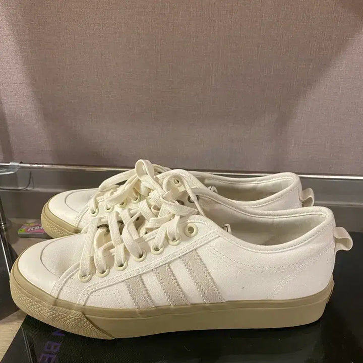 [BUNJANG] Adidas Originals Nizza Lo White Sneakers 270 / 아디다스 오리지널스 니스자 로 신발 270
