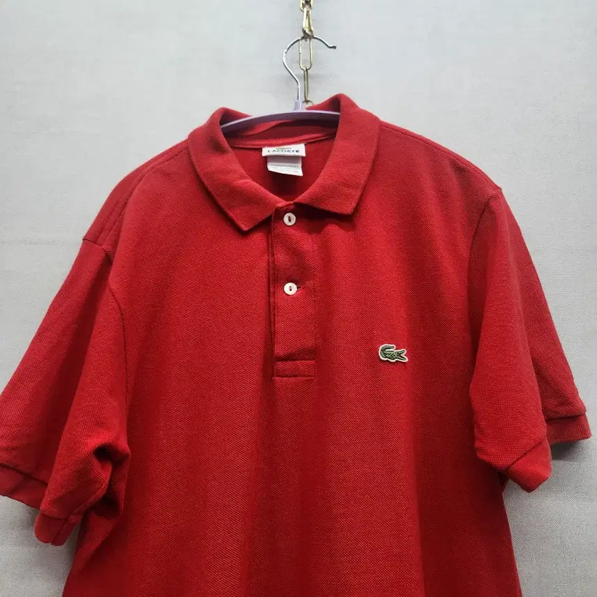 [BUNJANG] Lacoste Logo Short Sleeve Polo T-Shirt (M) / 라코스테 로고 반팔카라 3(M) 남여공용