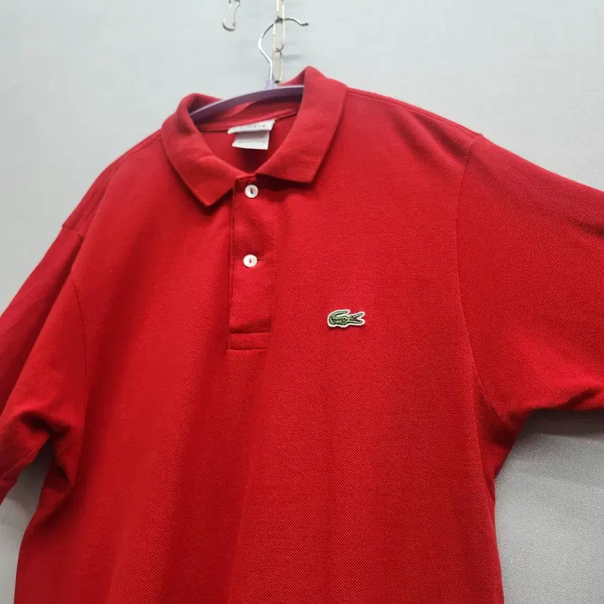 [BUNJANG] Lacoste Logo Short Sleeve Polo T-Shirt (M) / 라코스테 로고 반팔카라 3(M) 남여공용