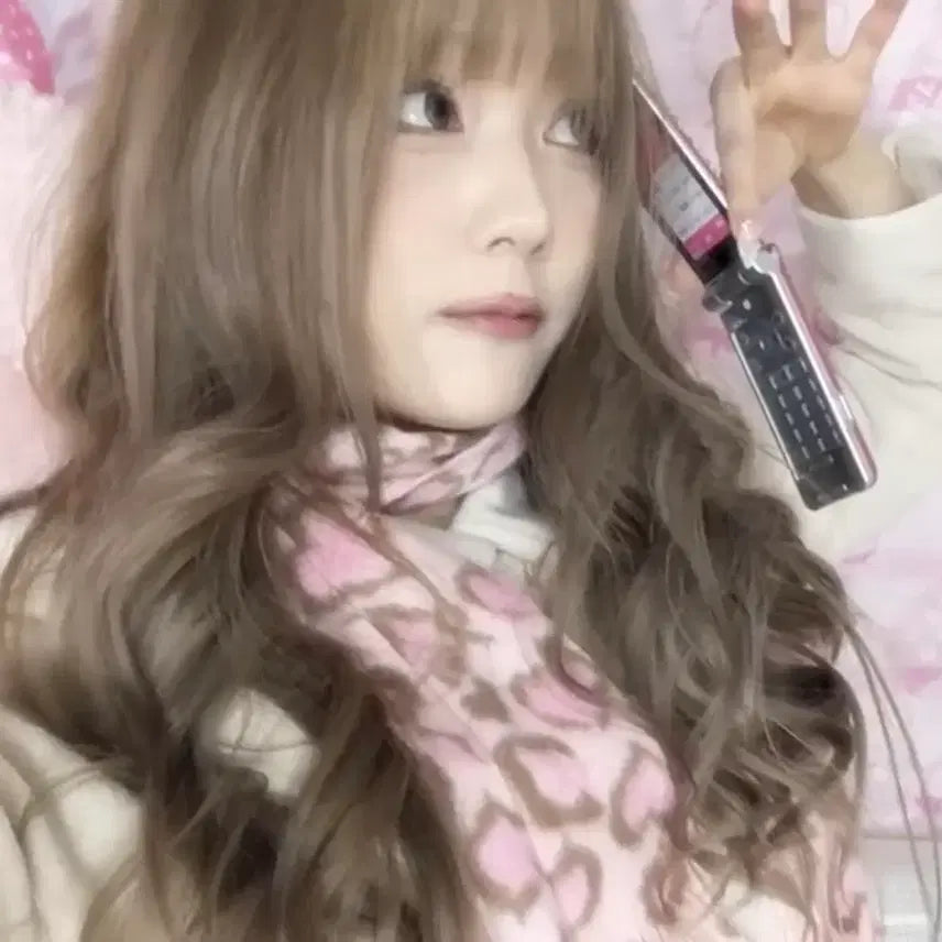 [BUNJANG] Mezzo Piano Pink Leopard Muffler / 메조피아노 핑크 호피 머플러 목도리 ㅣ 갸루 히메 오네 짜잔씨 착용템!