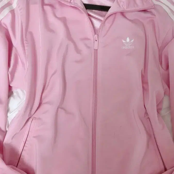 [BUNJANG] Adidas Strawberry Milk Pink Jersey / 아디다스 딸기우유 핑크 져지 유광