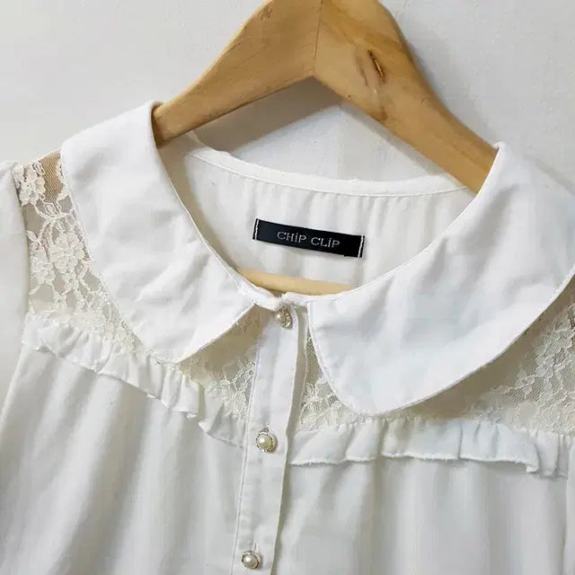 [BUNJANG] CHIP CLIP White Blouse / CHIP CLIP 블라우스 화이트