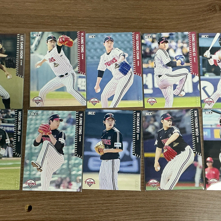 [BUNJANG] LG Twins 2026 KBO Normal Card Bundle Set (10 Cards) / 2026 KBO 카드 LG 트윈스 노말 10장 일괄