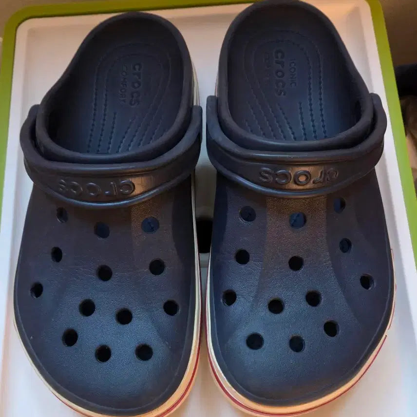[BUNJANG] Crocs Classic Clog Navy M8 W10 / 크록스 클래식 클로그 네이비