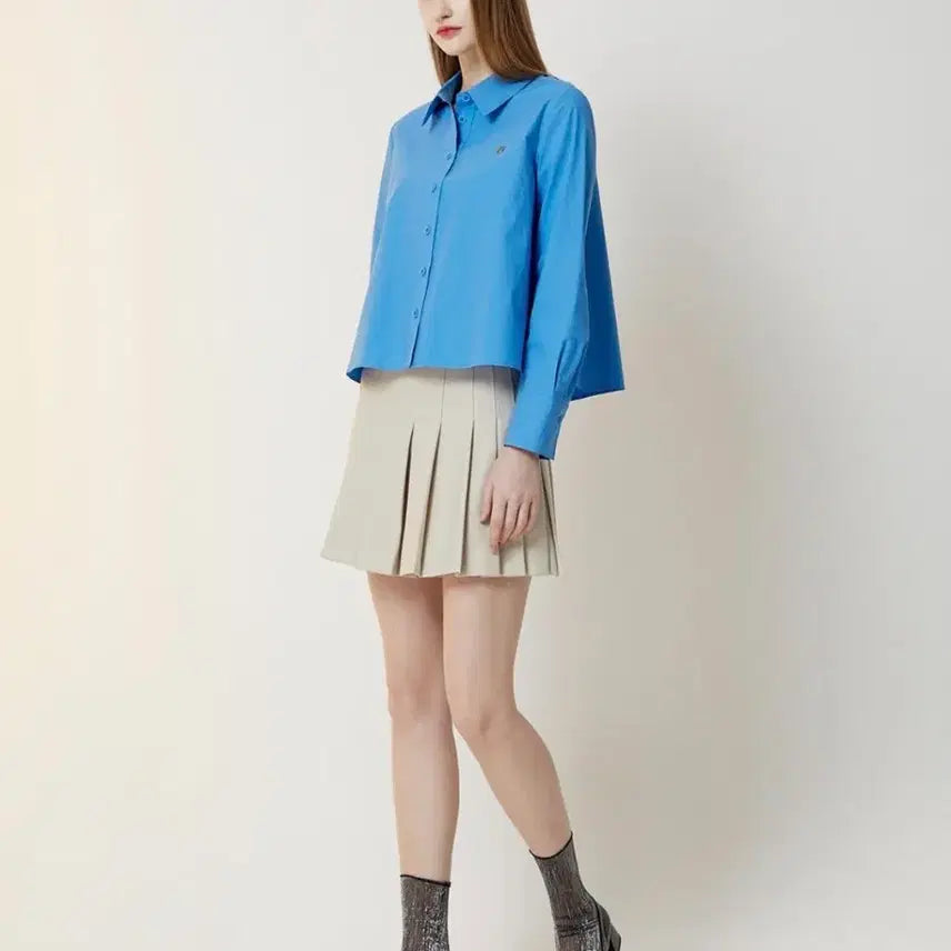 [BUNJANG] JUKE Cropped Shirt Size 55 / 쥬크 크롭 셔츠 55