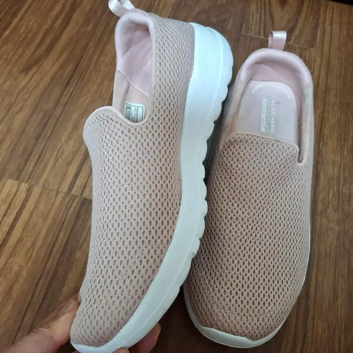 [BUNJANG] Skechers Go Walk Slip-On Pink / 스케쳐스 고워크 슬립온 250 핑크