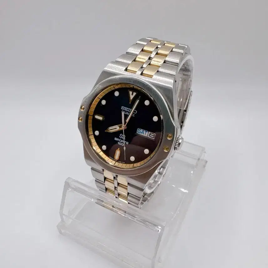 [BUNJANG] 1980s Seiko SQ Sports 100 Quartz Watch / 1980s 빈티지 세이코 SQ sports 100 젠타 쿼츠 시계